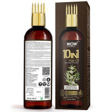 Load image into Gallery viewer, WOW Skin Science 10 in 1 Miracle Hair Oil - WITH COMB APPLICATOR - Cold Pressed - No Mineral Oil, Silicones & Synthetic Fragrance - 200 ml
