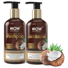 Load image into Gallery viewer, WOW Skin Science Coconut Milk No Parabens, Sulphate, Silicone, Salt & Color Shampoo - 300 ml