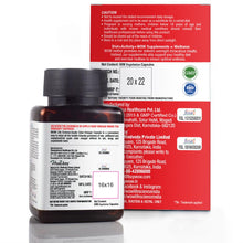 Load image into Gallery viewer, WOW Life Science Raw Apple Cider Vinegar 500 mg - 60 Vegetarian Capsules