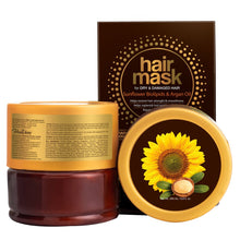 Load image into Gallery viewer, WOW Skin Science Sunflower Biolipids & Argan Oil Hair Mask for Dry & Damaged Hair - 200 ml