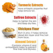 Load image into Gallery viewer, WOW Skin Science Ubtan Face Wash with Chickpea Flour, Turmeric, Saffron, Almond Extract, Rose Water & Sandalwood Oil - No Sulphate, Parabens, Silicones & Color - 100 ml