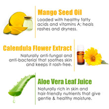 Load image into Gallery viewer, WOW Skin Science Kids Tip To Toe Wash - Shampoo - Conditioner - Body Wash - No Sulphates & Parabens - Mango - 300 ml