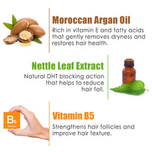 Load image into Gallery viewer, WOW Skin Science Moroccan Argan Oil Shampoo (with DHT Blocker) - No Sulphates, Parabens, Silicones, Salt & Colour - 300 ml