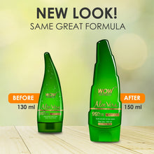 Load image into Gallery viewer, WOW Skin Science Aloe Vera Multipurpose Beauty Gel for Skin and Hair - 130 ml + 20 ml