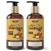 Load image into Gallery viewer, WOW Skin Science Moroccan Argan Oil Shampoo (with DHT Blocker) - No Sulphates, Parabens, Silicones, Salt & Colour - 300 ml