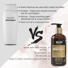 Load image into Gallery viewer, WOW Skin Science Hair Strengthening Shampoo - No Parabens, Sulphate & Silicones - 300 ml