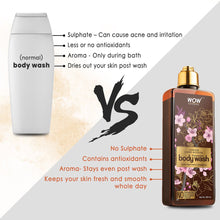 Load image into Gallery viewer, WOW Skin Science Japanese Cherry Blossom Foaming Body Wash - No Parabens, Sulphate, Silicones & Color - 250 ml