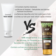 Load image into Gallery viewer, WOW Skin Science Anti Acne Face Wash - Oil Free - No Parabens, Sulphate, Silicones & Color - 100 ml