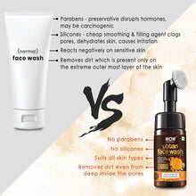Load image into Gallery viewer, WOW Skin Science Ubtan Foaming Face Wash with Built-In Face Brush for Deep Cleansing - No Parabens, Sulphate, Silicones & Color - 100 ml