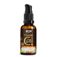 Load image into Gallery viewer, WOW Skin Science Vitamin C+(Plus) Face Serum - Vitamin C 20%, Ferulic Acid 1% - Brightening, Anti-Aging Skin Repair, Decrease formation of Fine Lines, Wrinkles & Brown Spots - Glass Bottle - 30 ml
