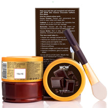 Load image into Gallery viewer, WOW Skin Science Chocolate Caffeine Face Mask for Recharging & Rejuvenating Dull Skin - No Parabens, Sulphate, Mineral Oil & Color - 200 ml