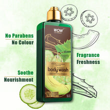 Load image into Gallery viewer, WOW Skin Science Melon, Cucumber & Aloe Foaming Body Wash - No Parabens, Sulphate, Silicones & Color - 250 ml