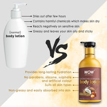 Load image into Gallery viewer, WOW Skin Science Coconut Milk and Argan Oil Body Lotion, Medium Hydration - 300 ml