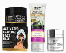 Load image into Gallery viewer, WOW Skin Science Activated Charcoal Face Mask with PM 2.5 Anti-Pollution Shield No Parabens &amp; Mineral Oil Wash Off Face Mask - 200 ml
