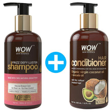 Load image into Gallery viewer, WOW Skin Science Frizz Defy Luster No Parabens, Sulphate &amp; Silicone Shampoo - 300 ml
